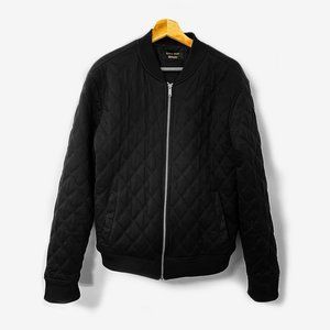 Zara Quilted Bomber Jacket